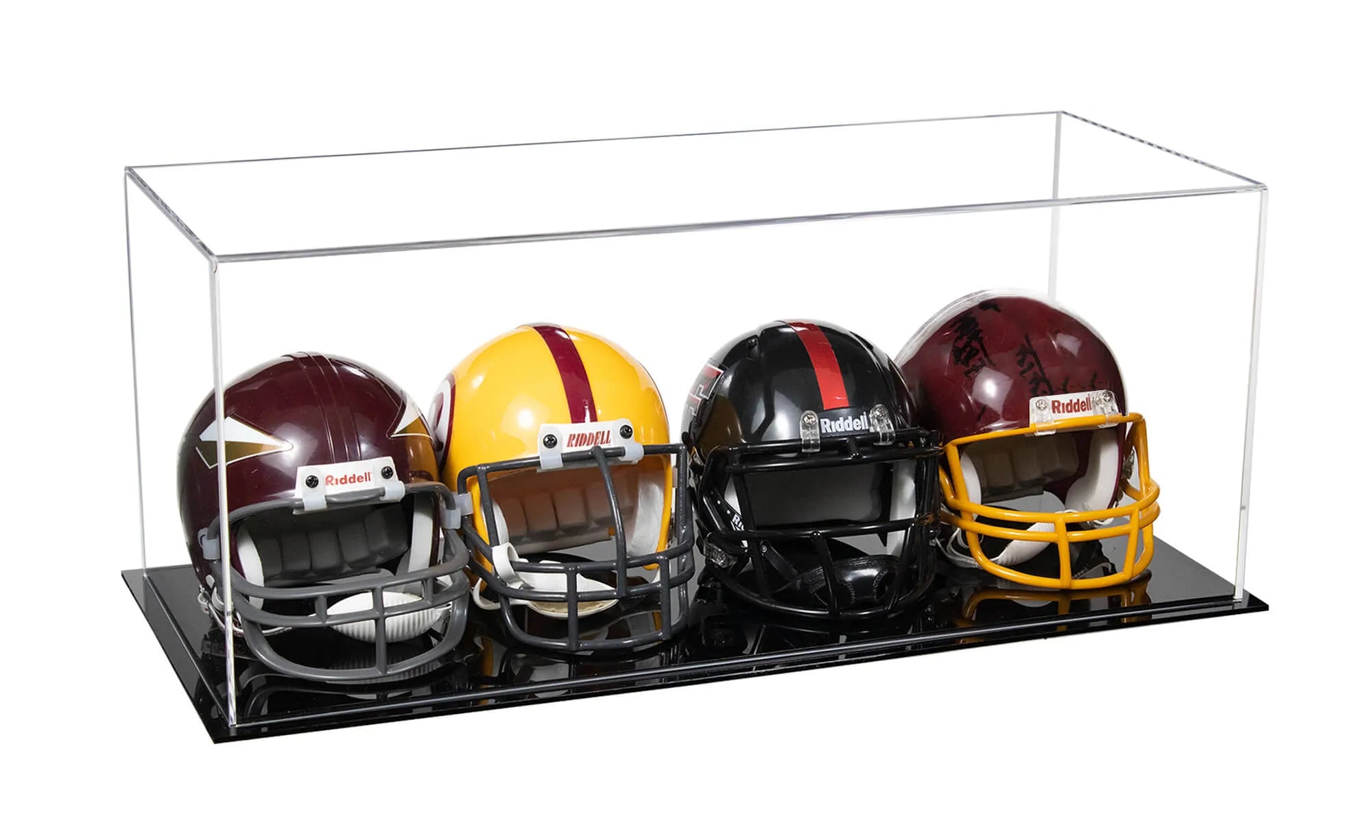 Acrylic Deluxe Clear Miniature Pocket deals Size Football or Baseball Helmet Collection Display Case (A029-B)