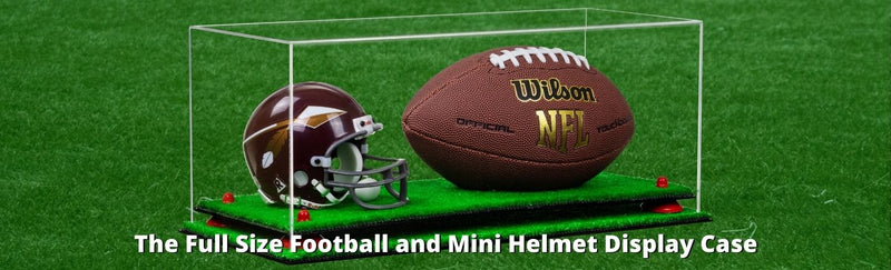 NEW PRODUCT: Full Size Football and Mini Helmet Display Case