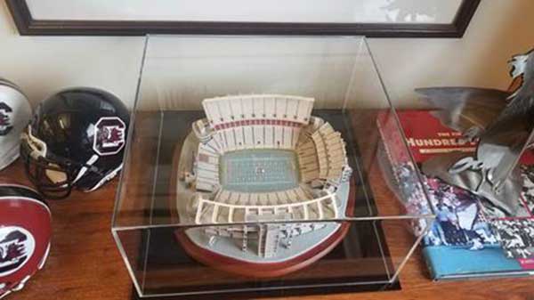 Display Case for Football Stadium Model