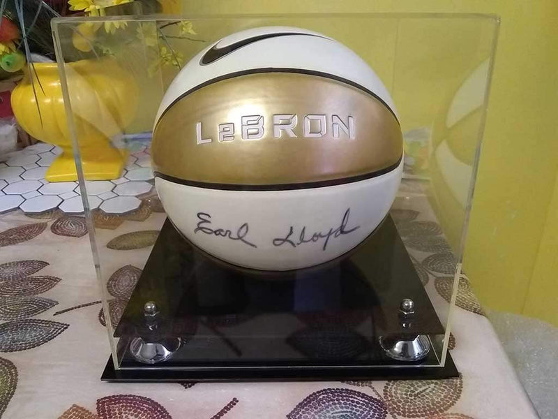 Signed Basketball Case Reminds us of a Forgotten Trailblazer