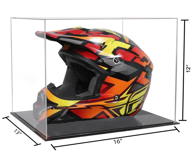 acrylic helmet display case for sale on Better Display Cases