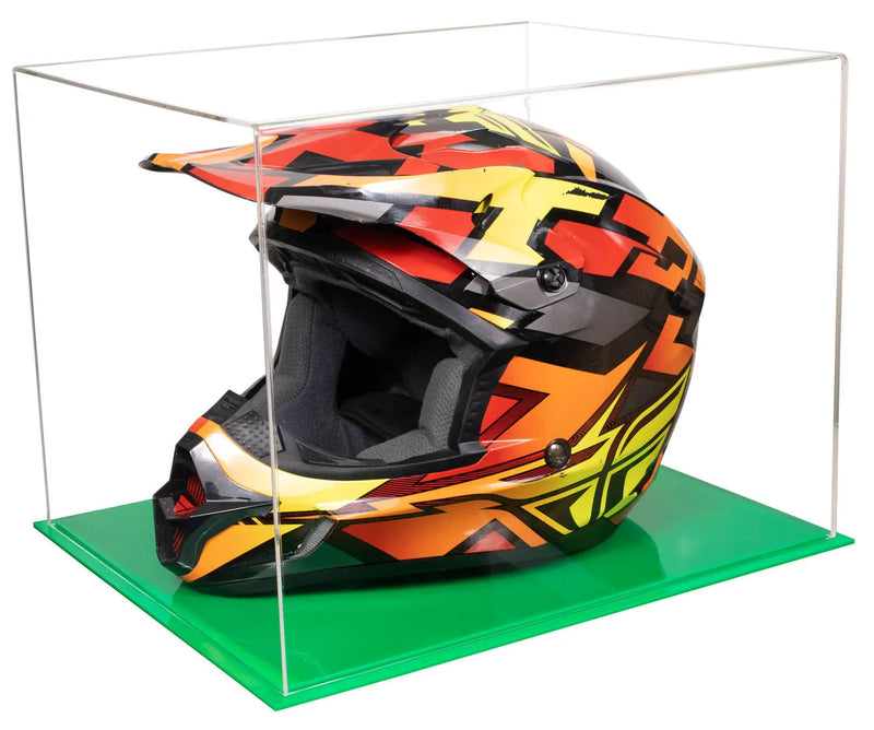 motorcycle Nascar or Motocross Racing Helmet Display Case for sale on Better Display Cases