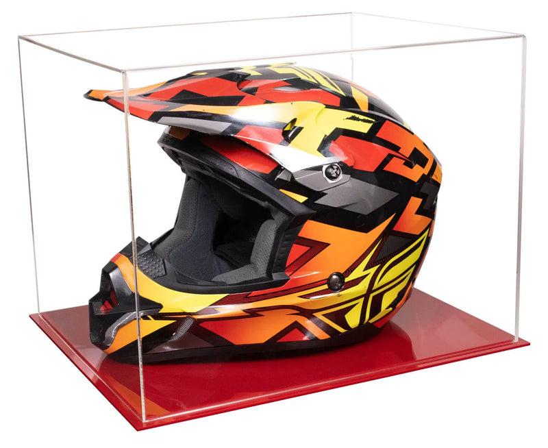 motorcycle Nascar or Motocross Racing Helmet Display Case for sale on Better Display Cases