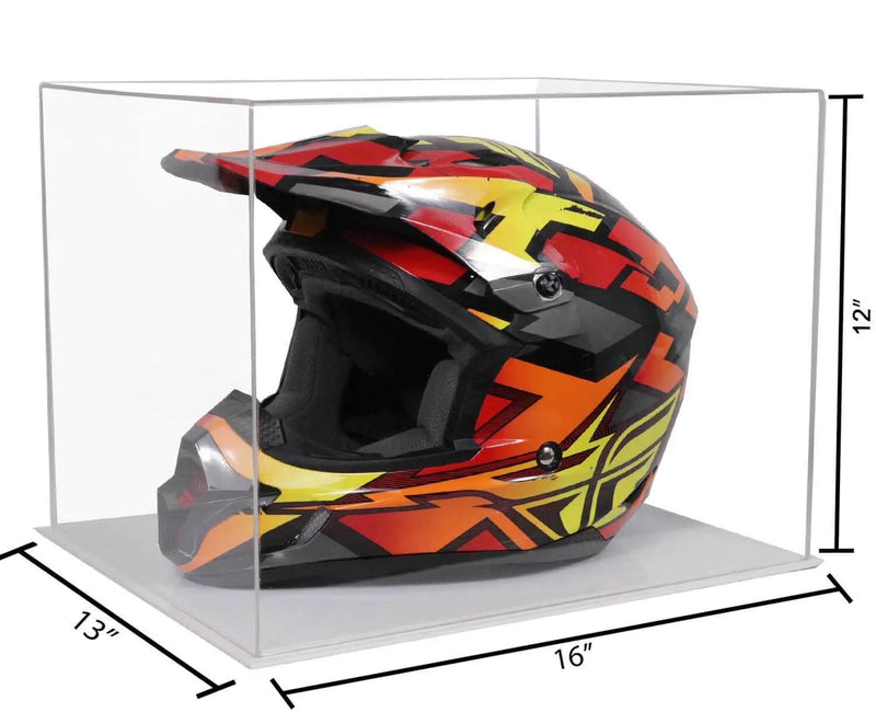 motorcycle Nascar or Motocross Racing Helmet Display Case for sale on Better Display Cases