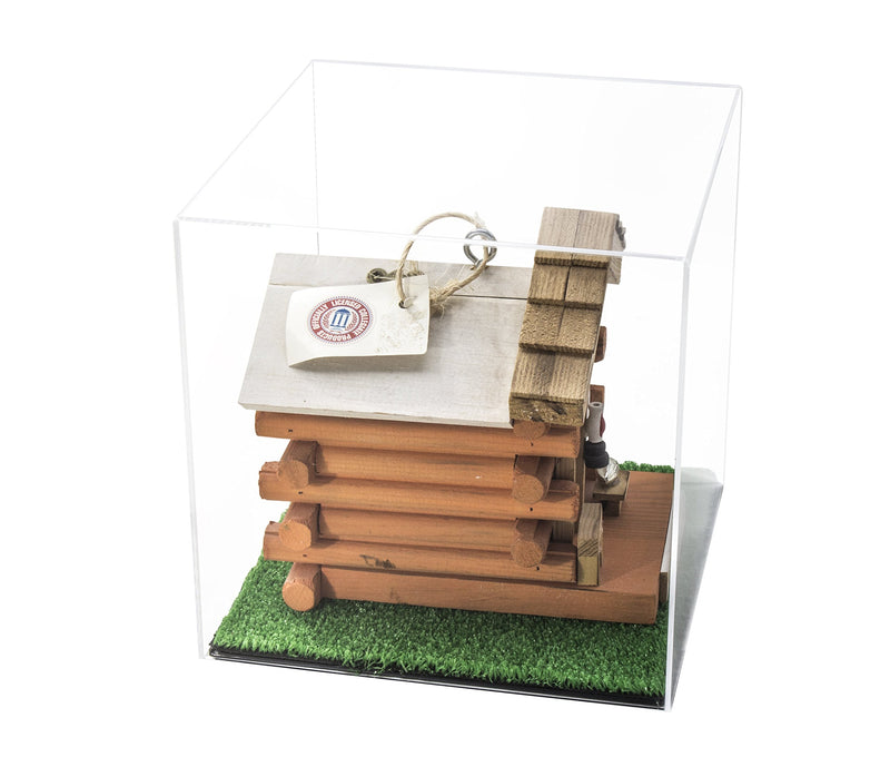 Versatile Acrylic Display Cases with Turf Base - All In One Product