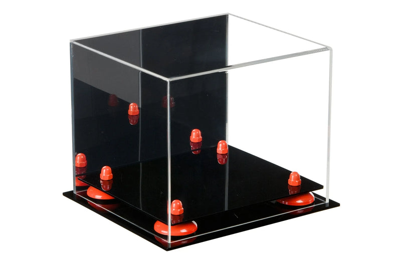 Baseball Cap<br>Display Case with<br>Mirror and Risers (A006)<br><sub>For MLB, NCAA, and more</sub>, Display Case, Better Display Cases, Better Display Cases - Better Display Cases