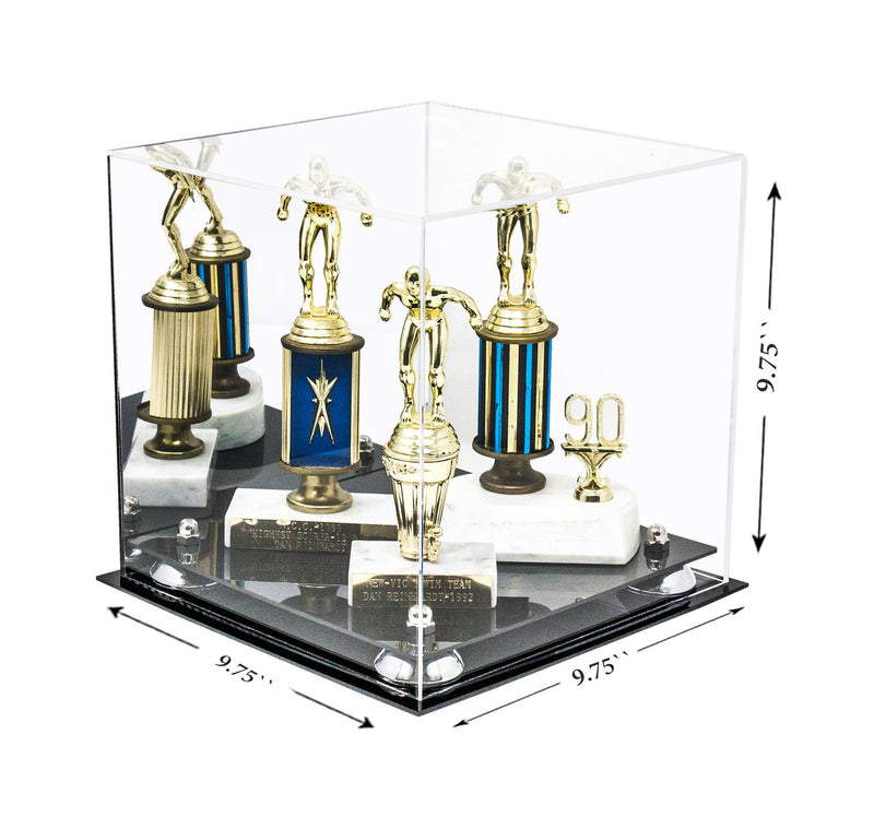 Versatile Display Case 9.75 X 9.75 X 9.75 Mirror (A027/V02)