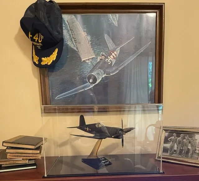 Model U.S. Navy Corsair plane (used in WW2 and Korea)