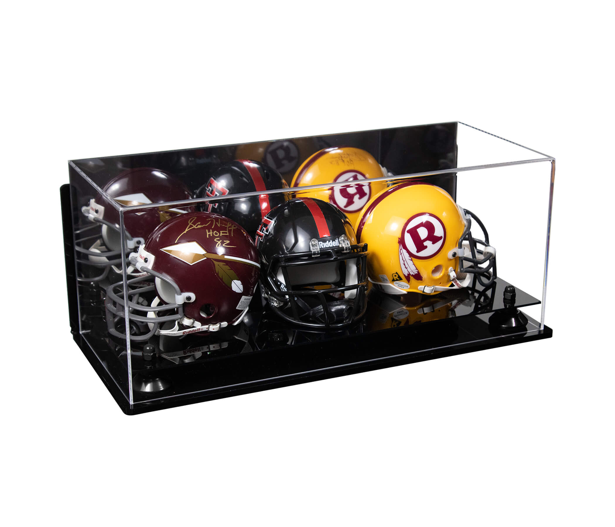 Mounted Memories NFL Wall Mounted Logo Mini Helmet Case 