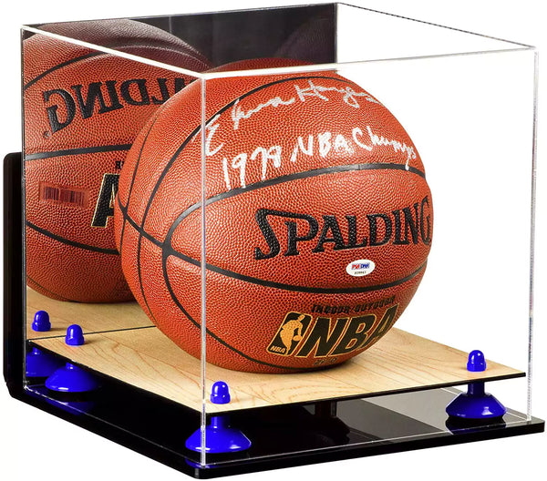 Acrylic Full Size Basketball Display Case - Mirror Wall Mounts for Sale On BetterDisplayCases