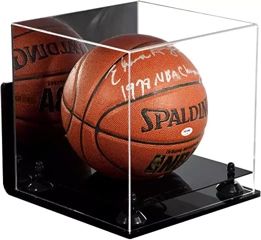 Acrylic Full Size Basketball Display Case - Mirror Wall Mounts (A001/B01)