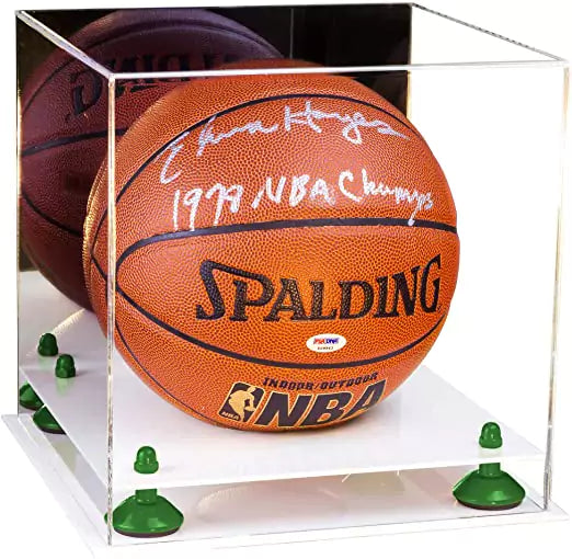 Acrylic Full Size Basketball Display Case - Mirror Wall Mounts for Sale On BetterDisplayCases