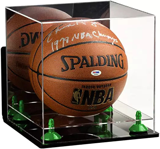 Acrylic Full Size Basketball Display Case - Mirror Wall Mounts for Sale On BetterDisplayCases