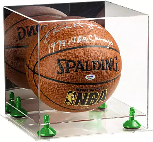 Acrylic Full Size Basketball Display Case - Mirror Wall Mounts for Sale On BetterDisplayCases