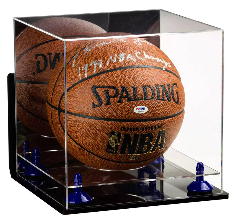 Acrylic Full Size Basketball Display Case - Mirror Wall Mounts for Sale On BetterDisplayCases