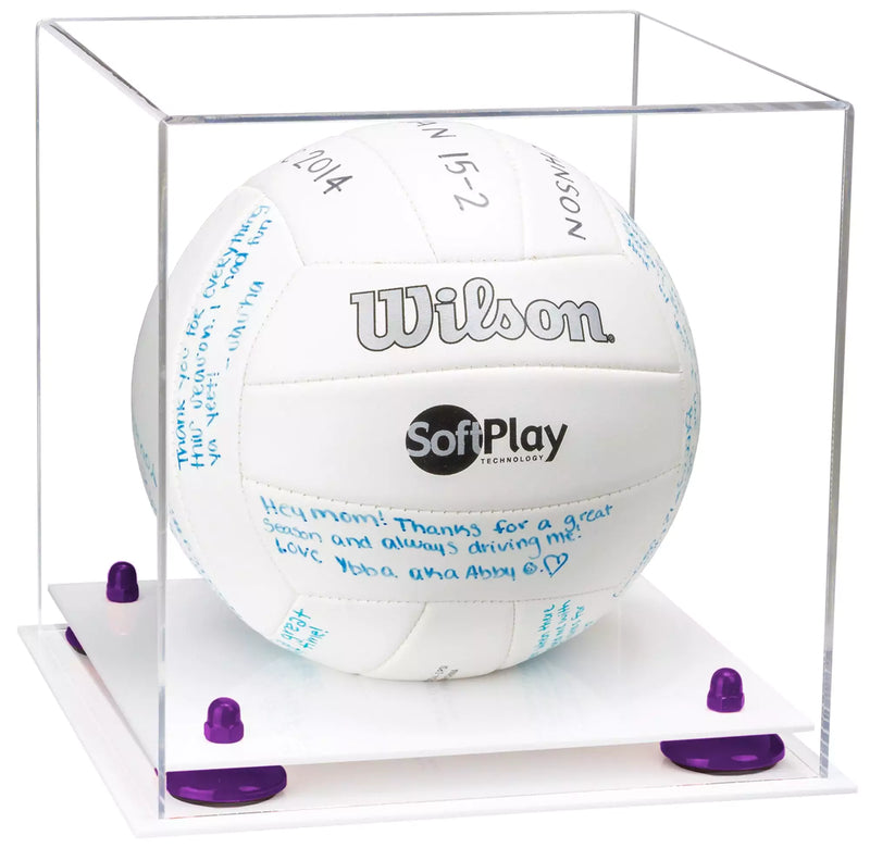 Acrylic Volleyball Display Case For Sale On Better Display Cases