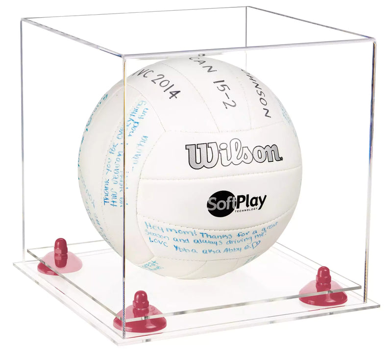 Acrylic Volleyball Display Case For Sale On Better Display Cases