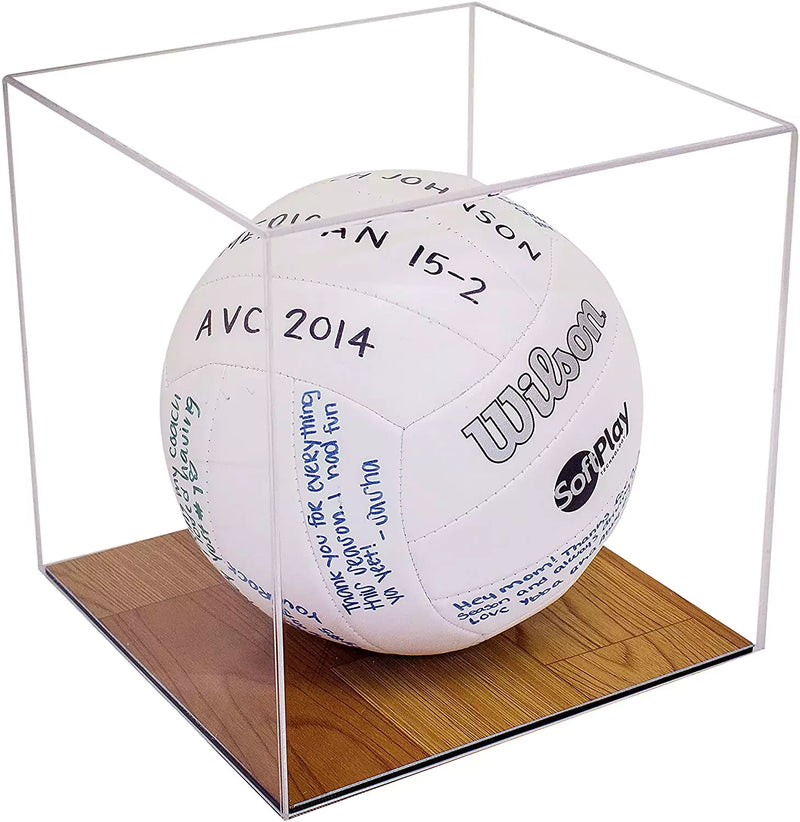 Acrylic Volleyball Display Case For Sale On Better Display Cases