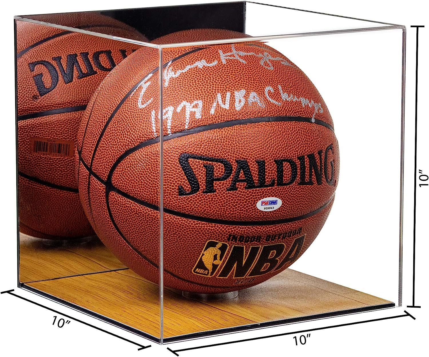 Acrylic Wall Mount Full Sized Basketball Display Case NBA popular NCAA by GameDay Display