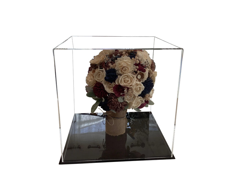 Acrylic Collectible Wedding Flower Bouquet Display Case (A031/A118/A125 & SP21)