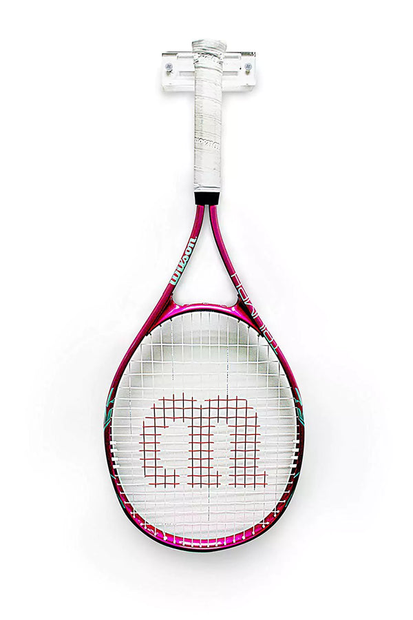 Tennis racket wall mount for sale on better display cases