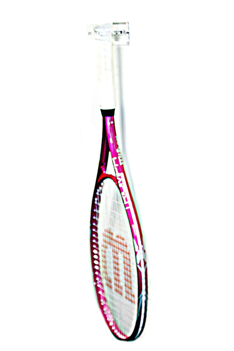 Tennis racket wall mount for sale on better display cases