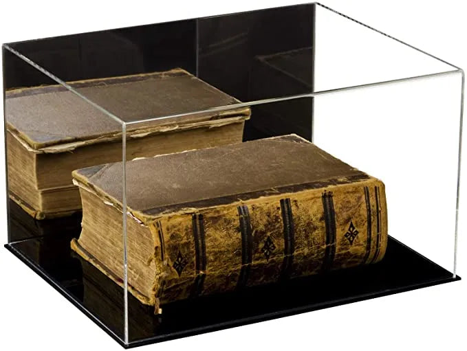 acrylic book display case for sale at better display cases