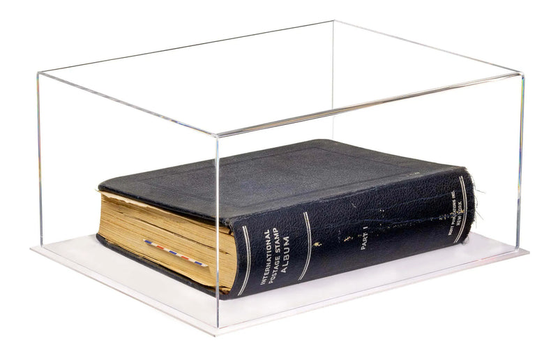 acrylic book display case for sale at better display cases