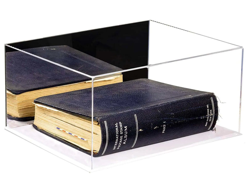 acrylic book display case for sale at better display cases