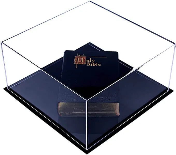 acrylic book display case for sale at better display cases