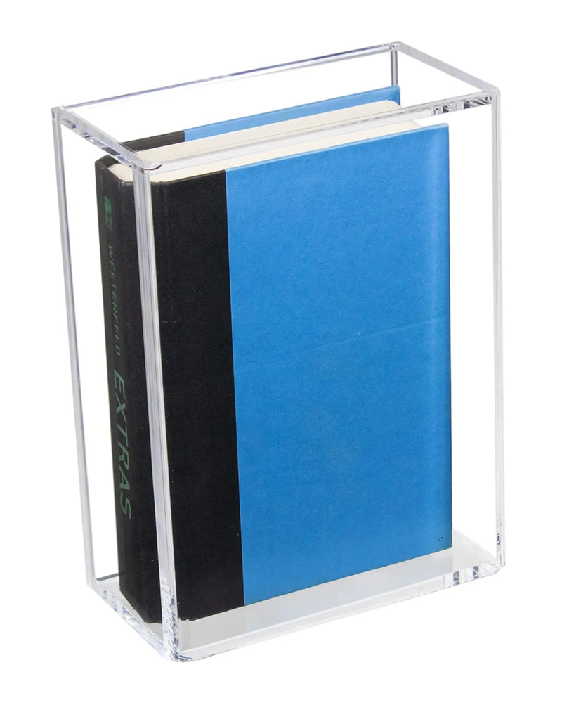 acrylic book display case for sale at better display cases