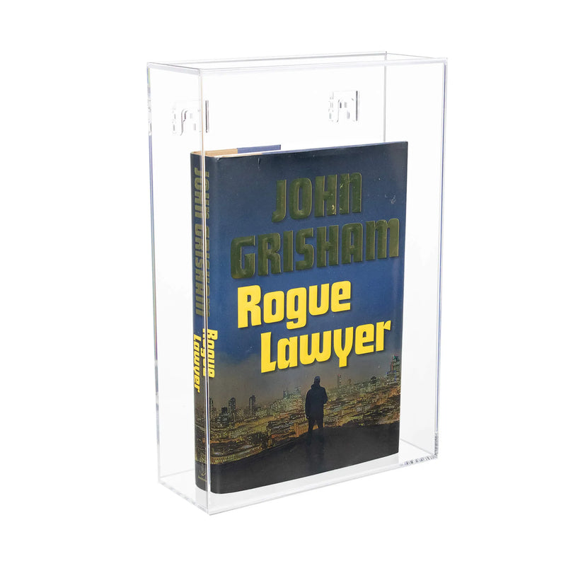 acrylic book display case for sale at better display cases