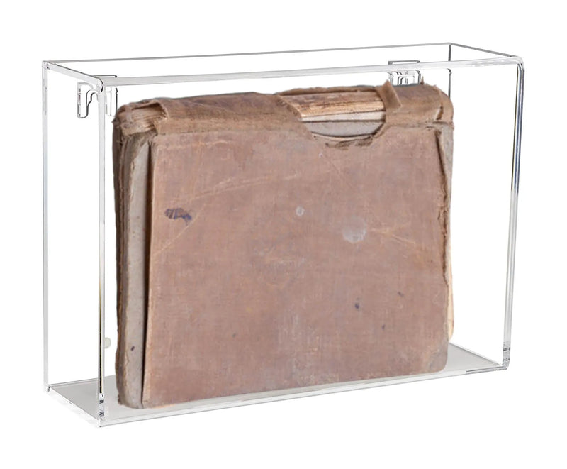 acrylic book display case for sale at better display cases