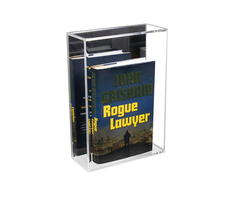 acrylic book display case for sale at better display cases