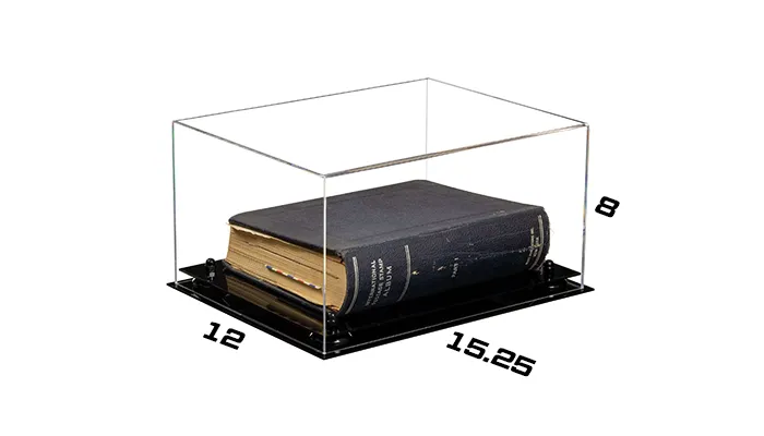 acrylic book display case for sale on Better Display Cases