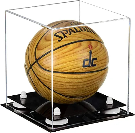 Acrylic Full Size Basketball Display Case for sale on Better Display Cases