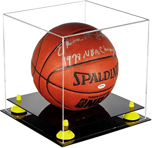 Acrylic Full Size Basketball Display Case for sale on Better Display Cases