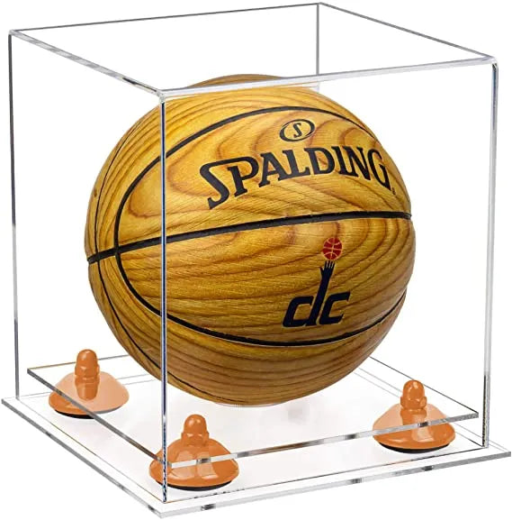 Acrylic Full Size Basketball Display Case for sale on Better Display Cases