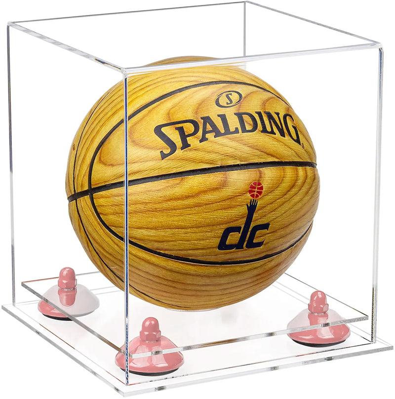 Acrylic Full Size Basketball Display Case for sale on Better Display Cases