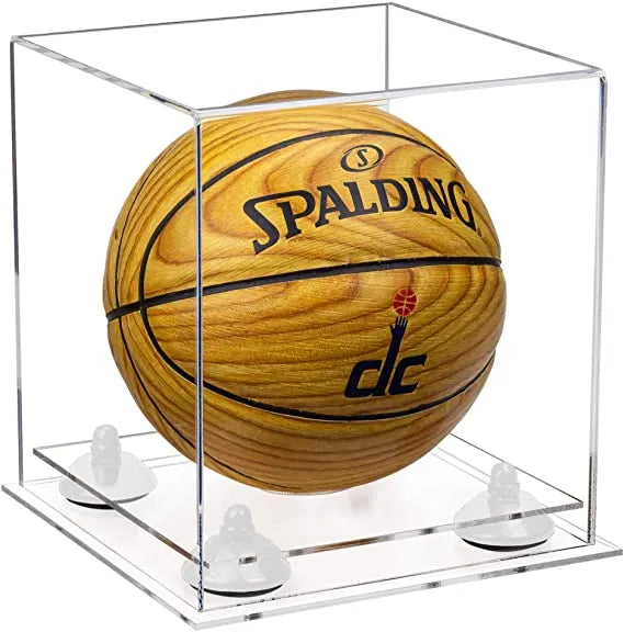 Acrylic Full Size Basketball Display Case for sale on Better Display Cases