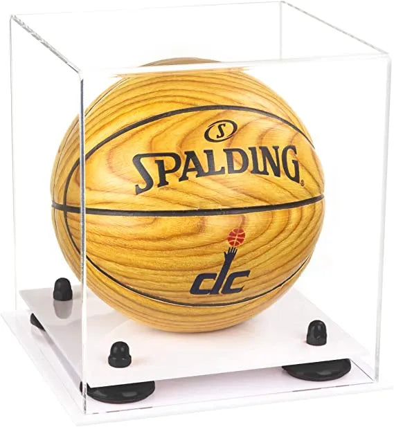 Acrylic Full Size Basketball Display Case for sale on Better Display Cases