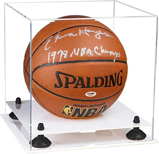 Acrylic Full Size Basketball Display Case for sale on Better Display Cases