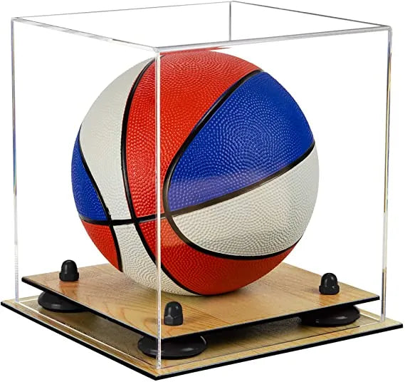 Acrylic Full Size Basketball Display Case for sale on Better Display Cases