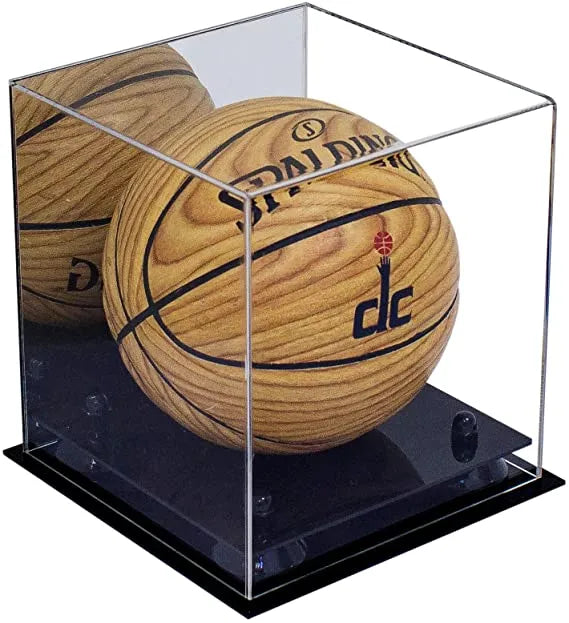 Acrylic Full Size Basketball Display Case for sale on Better Display Cases