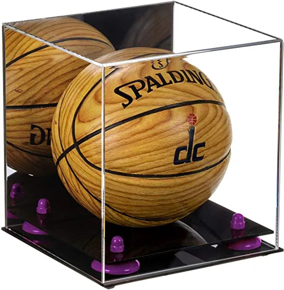 Acrylic Full Size Basketball Display Case for sale on Better Display Cases