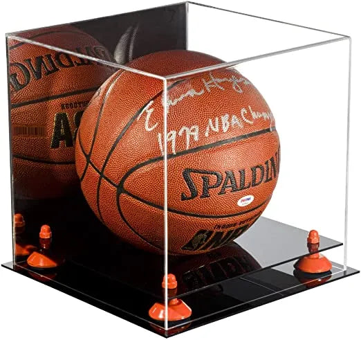 Acrylic Full Size Basketball Display Case for sale on Better Display Cases