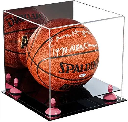 Acrylic Full Size Basketball Display Case for sale on Better Display Cases