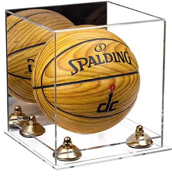 Acrylic Full Size Basketball Display Case for sale on Better Display Cases