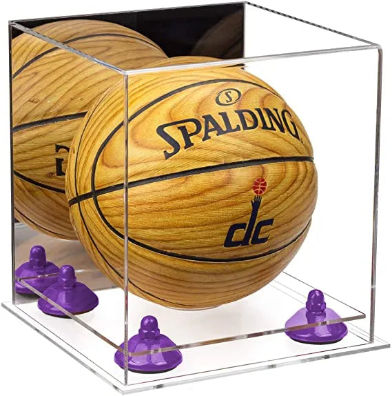 Acrylic Full Size Basketball Display Case for sale on Better Display Cases