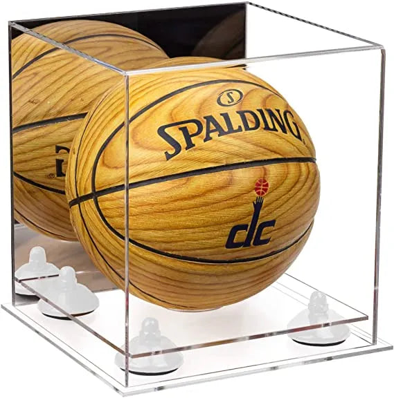 Acrylic Full Size Basketball Display Case for sale on Better Display Cases